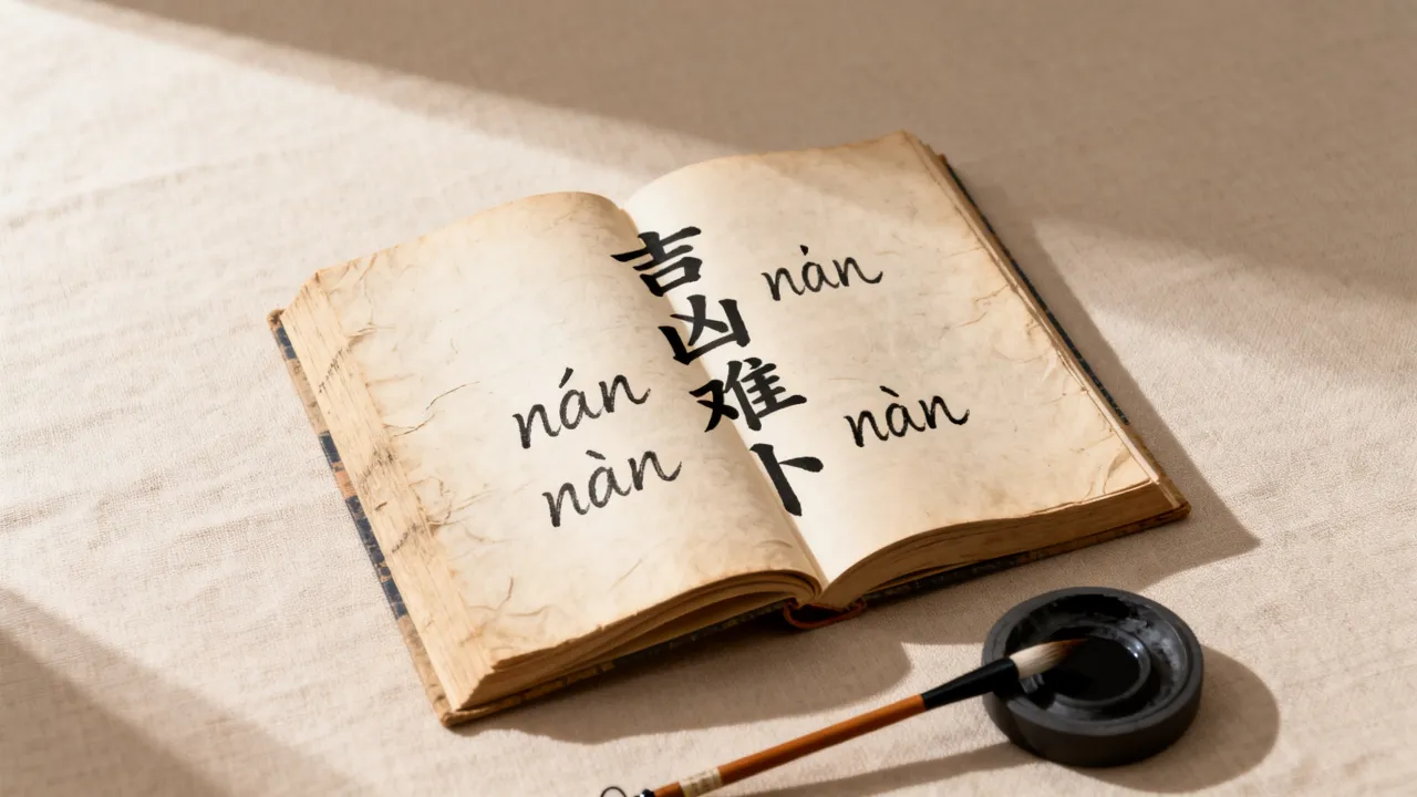 吉凶难卜中的难怎么读，难字读音是什么