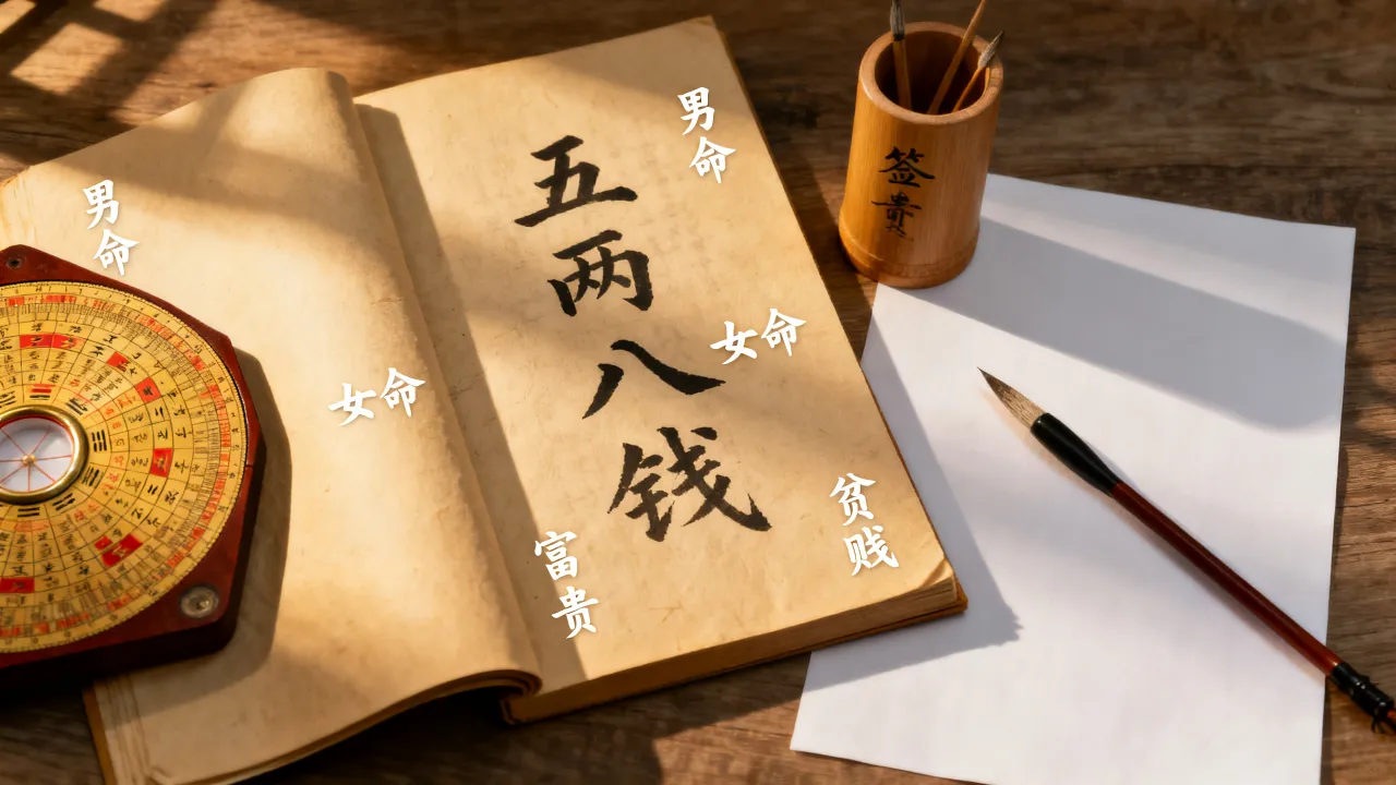 五两八钱命运如何?男女命详解,一生富贵贫贱一眼看透 五两八钱命运如何?男女命详解,一生富贵贫贱一眼看透