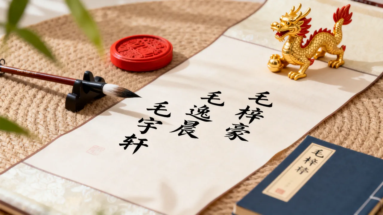2024龙年宝宝姓毛怎么取名好听,毛姓男孩独特名字有哪些? 2024龙年宝宝姓毛怎么取名好听,毛姓男孩独特名字有哪些?