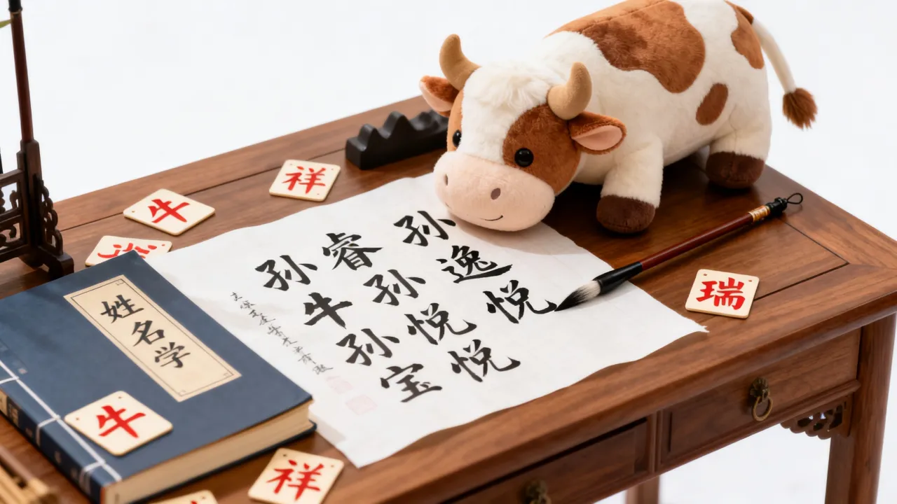 牛宝宝起名叫孙什么,牛年宝宝取名带什么字最吉利 牛宝宝起名叫孙什么,牛年宝宝取名带什么字最吉利