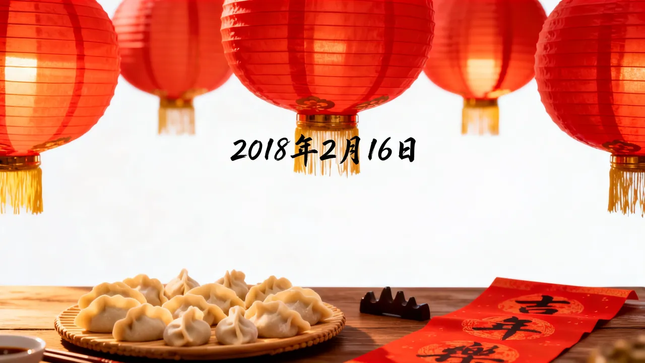 2018年阴历初一是几月几号,春节是哪一天? 2018年阴历初一是几月几号,春节是哪一天?