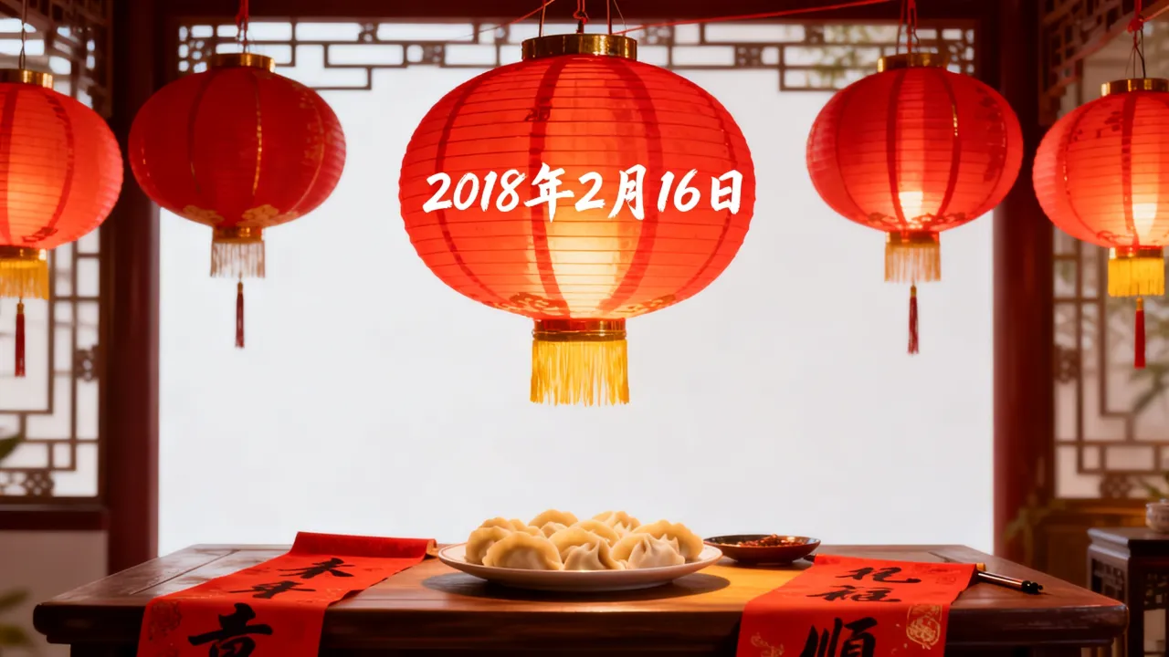 2018年阴历初一是几月几号,春节是哪一天? 2018年阴历初一是几月几号,春节是哪一天?