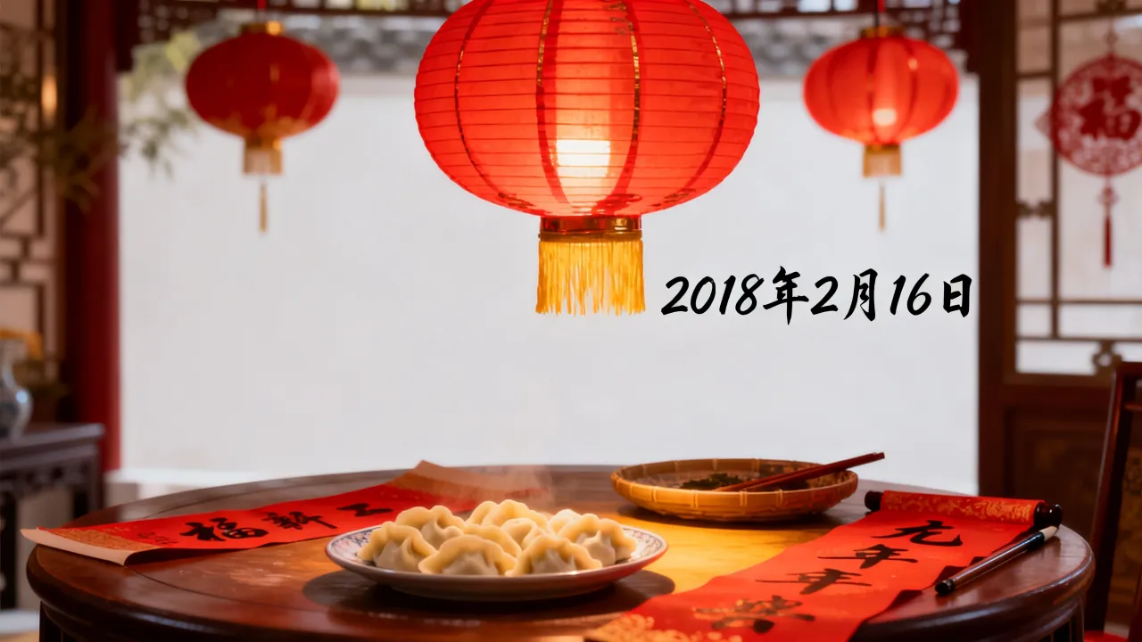 2018年阴历初一是几月几号,春节是哪一天? 2018年阴历初一是几月几号,春节是哪一天?
