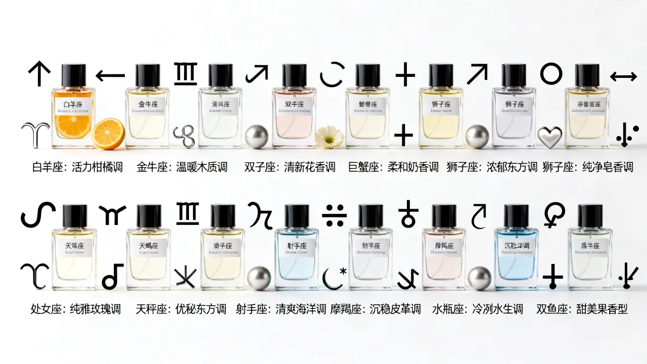 十二星座适合什么香水？星座香水怎么选才准