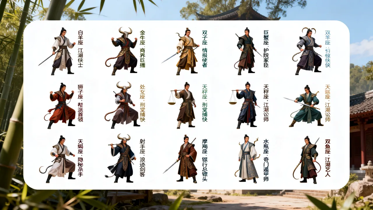十二星座江湖人是什么,十二星座江湖人排行榜谁最厉害? 十二星座江湖人是什么,十二星座江湖人排行榜谁最厉害?