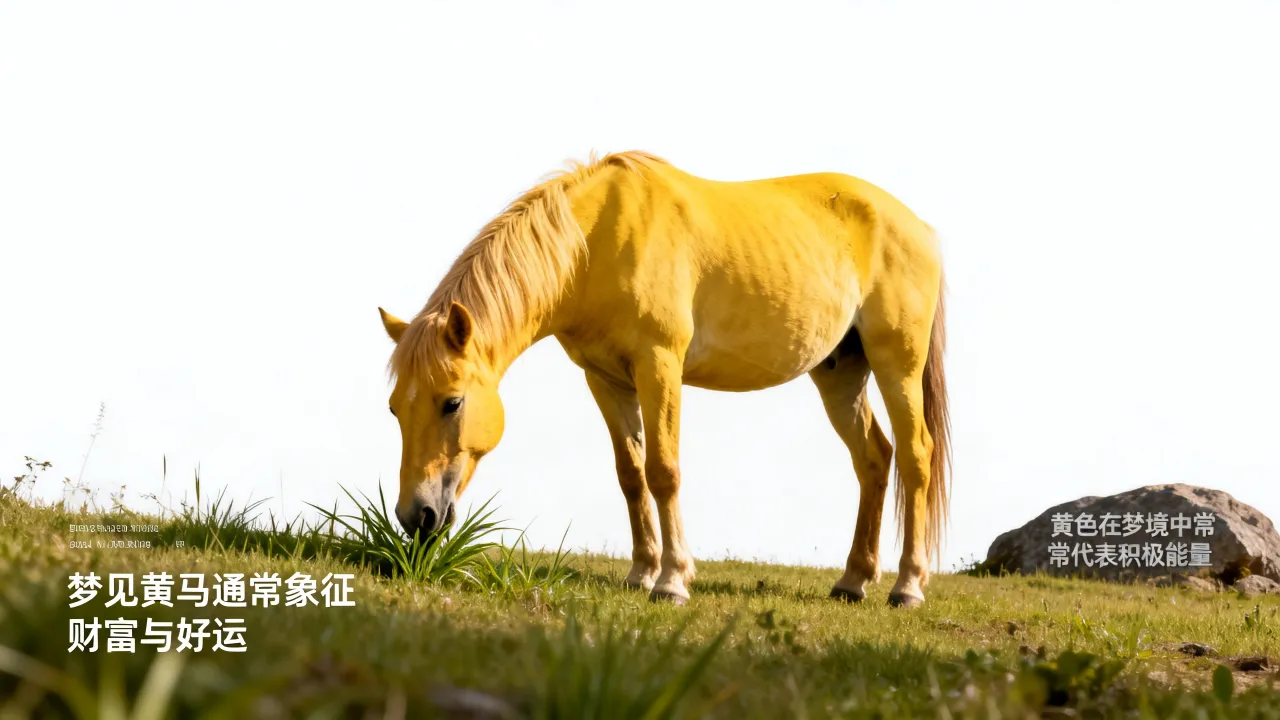 梦到黄色的马有什么意思吗,梦见黄马是什么预兆 梦到黄色的马有什么意思吗,梦见黄马是什么预兆