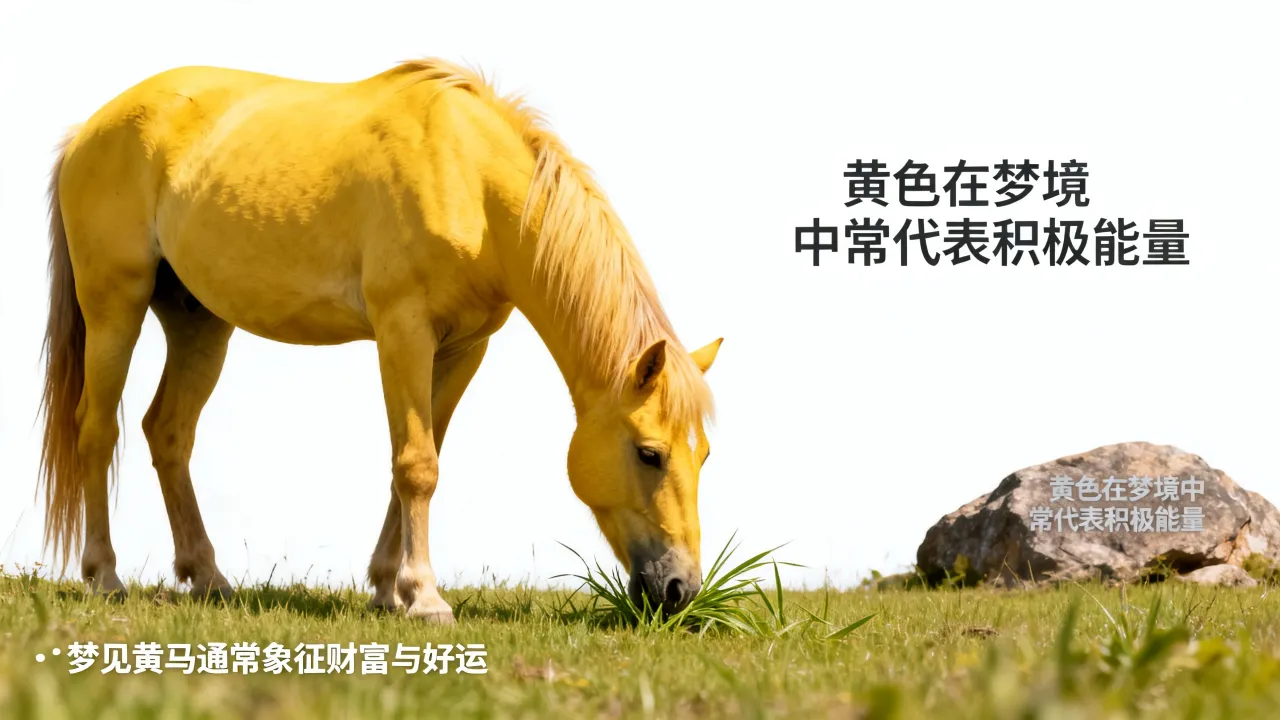 梦到黄色的马有什么意思吗,梦见黄马是什么预兆 梦到黄色的马有什么意思吗,梦见黄马是什么预兆