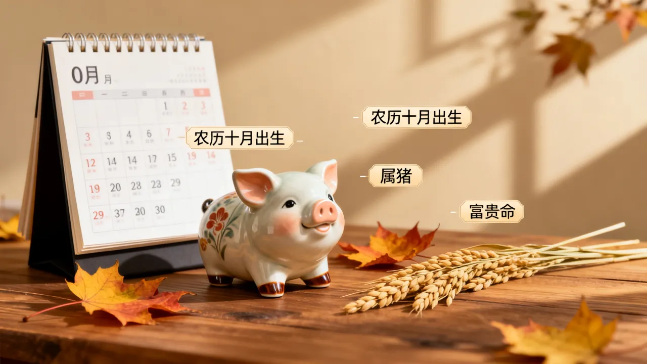 农历十月出生的猪命运如何，属猪十月出生富贵命好吗？