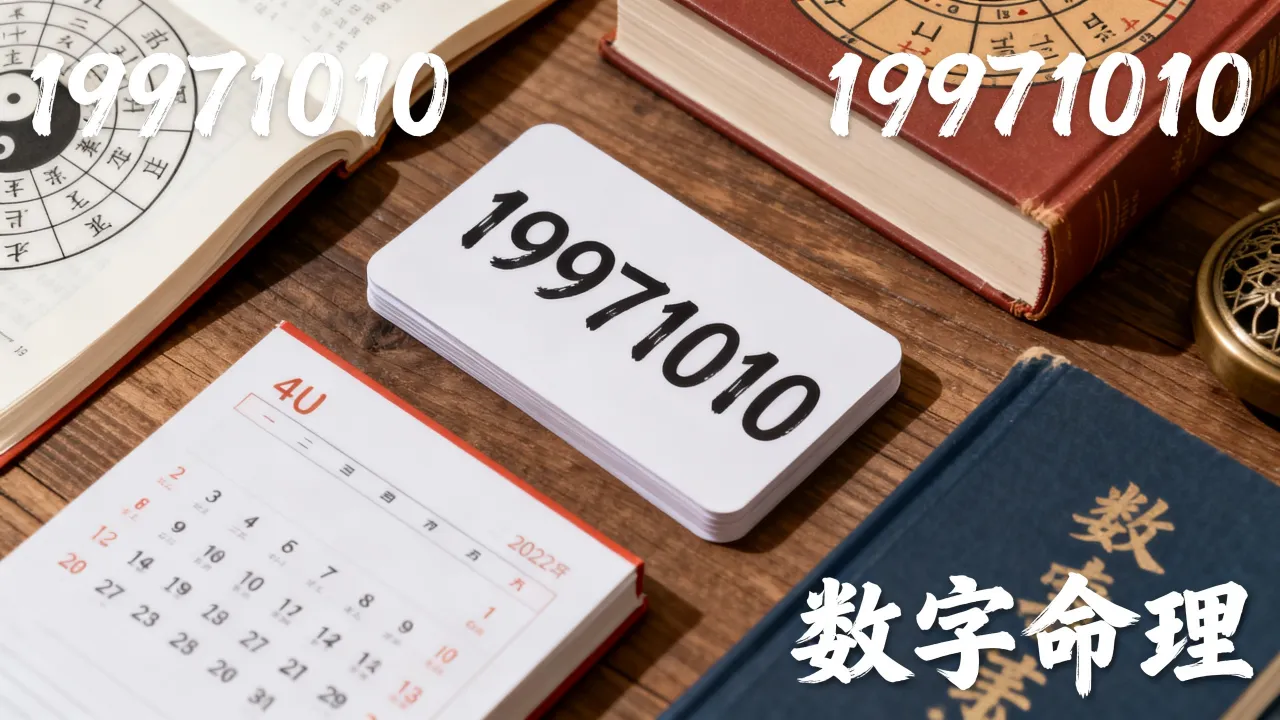 19971010命运如何解读,数字命理真相是什么? 19971010命运如何解读,数字命理真相是什么?