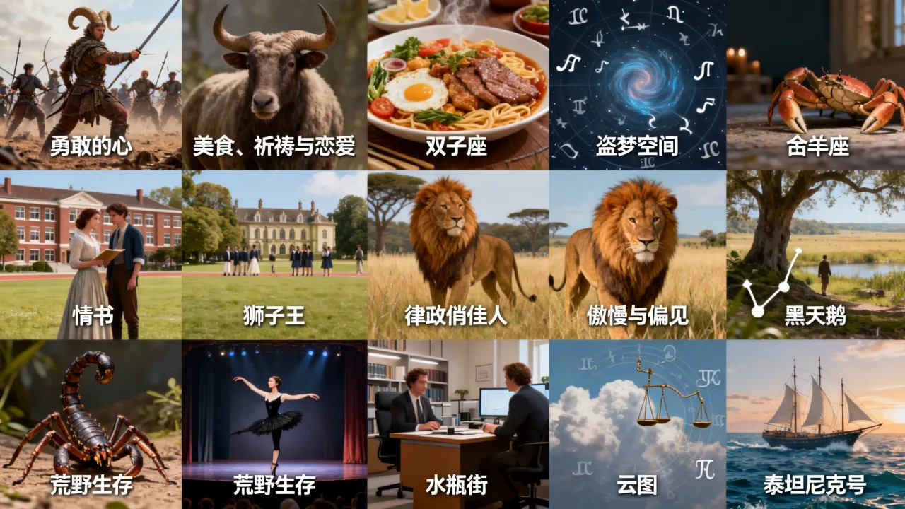十二星座什么电影最经典,哪个星座最适合拍电影 十二星座什么电影最经典,哪个星座最适合拍电影