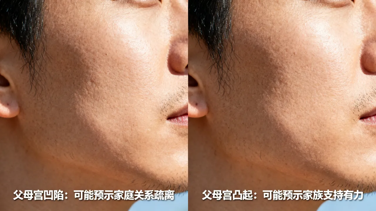 面相父母宫怎么看吉凶，面相中父母宫凹陷凸起有何预兆