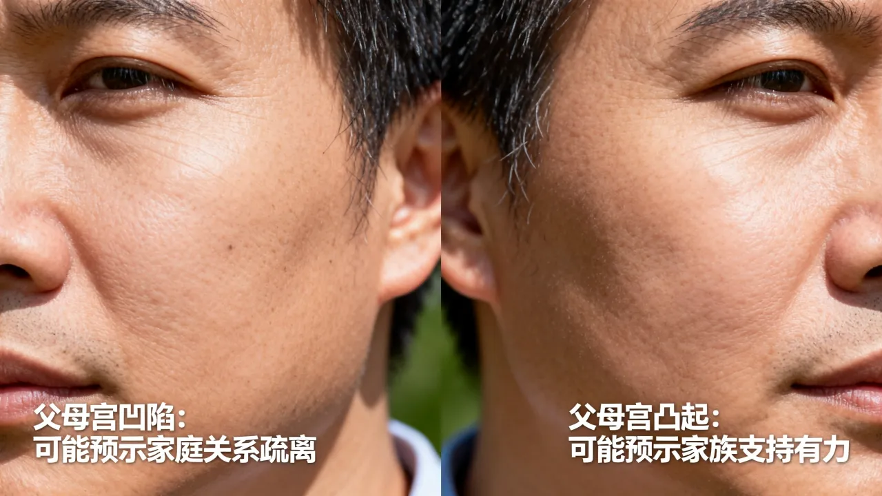 面相父母宫怎么看吉凶，面相中父母宫凹陷凸起有何预兆