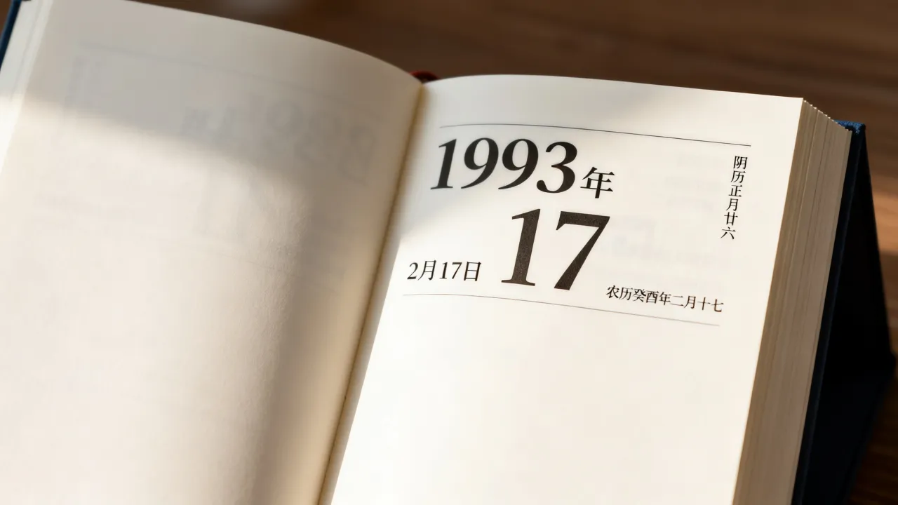 1993年2月17日阴历是多少,农历1993年2月17日几号 1993年2月17日阴历是多少,农历1993年2月17日几号