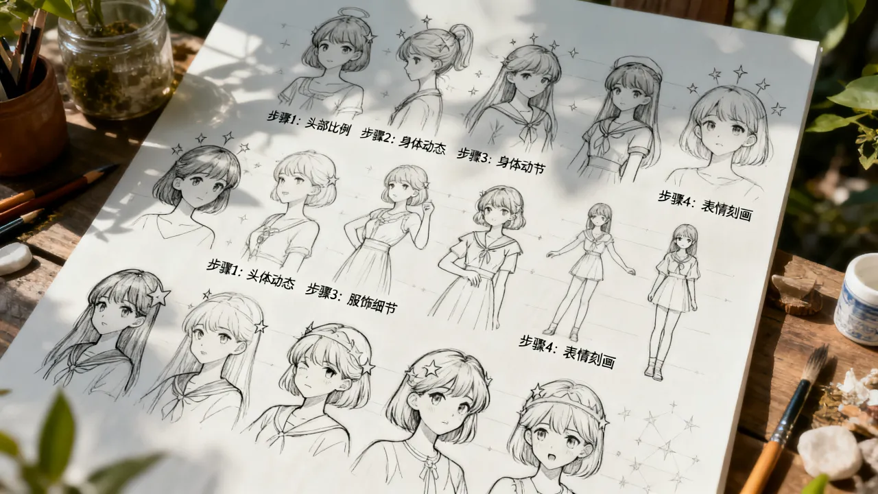 十二星座漫画女生怎么画?漫画女生画法技巧有哪些? 十二星座漫画女生怎么画?漫画女生画法技巧有哪些?