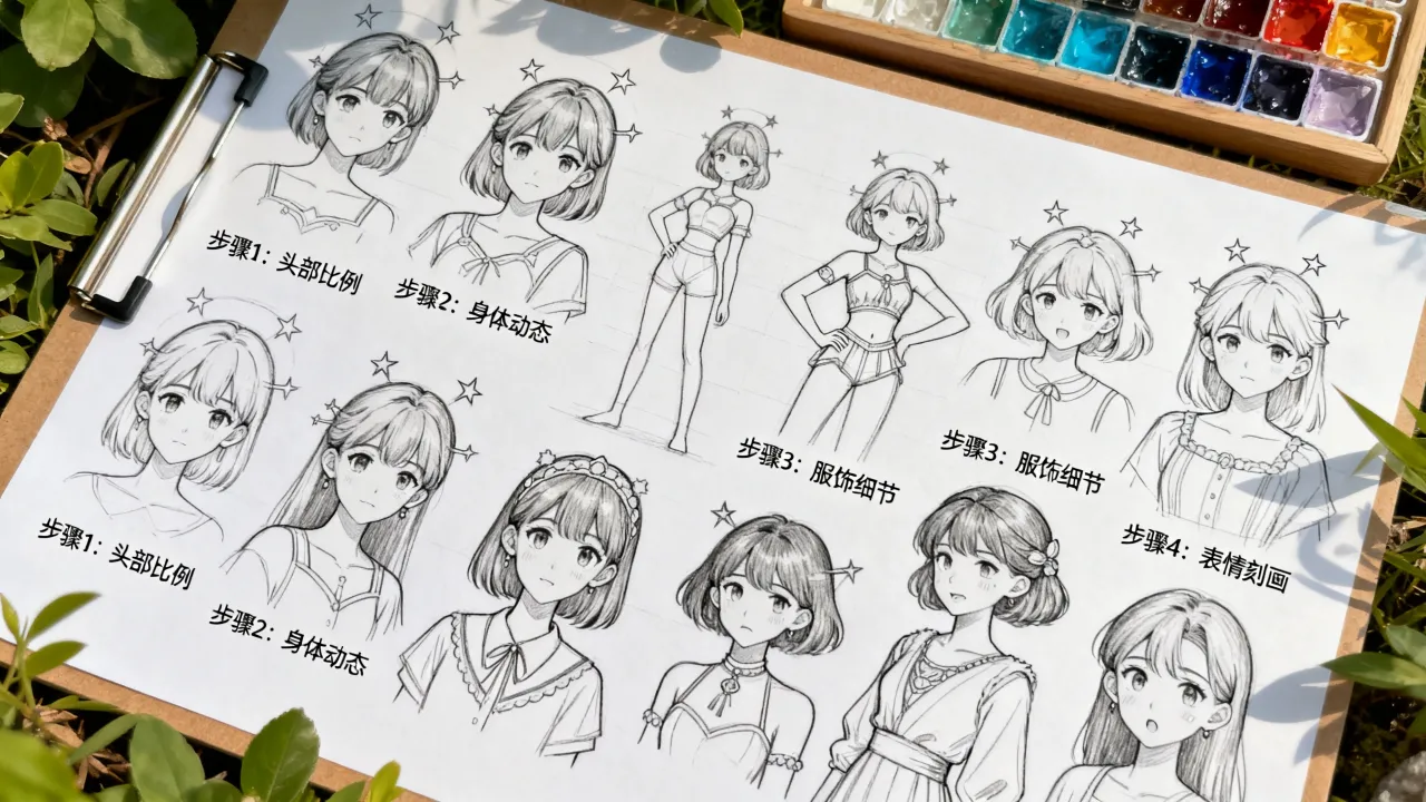 十二星座漫画女生怎么画?漫画女生画法技巧有哪些? 十二星座漫画女生怎么画?漫画女生画法技巧有哪些?