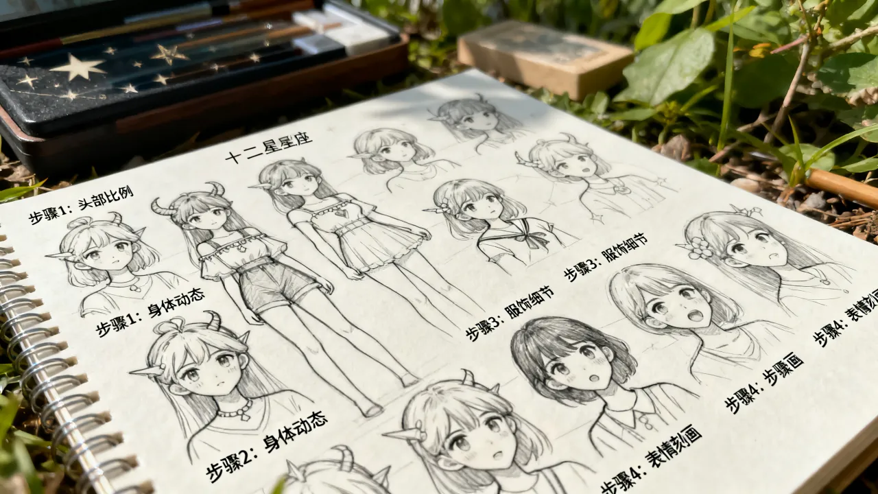 十二星座漫画女生怎么画?漫画女生画法技巧有哪些? 十二星座漫画女生怎么画?漫画女生画法技巧有哪些?