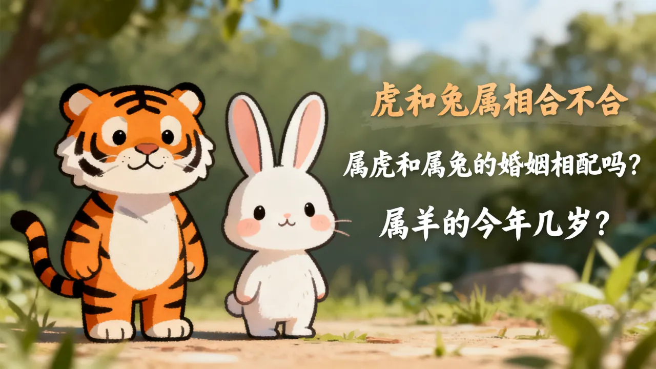 虎和兔属相合不合,属虎和属兔的婚姻相配吗?属羊的今年几岁? 虎和兔属相合不合,属虎和属兔的婚姻相配吗?属羊的今年几岁?