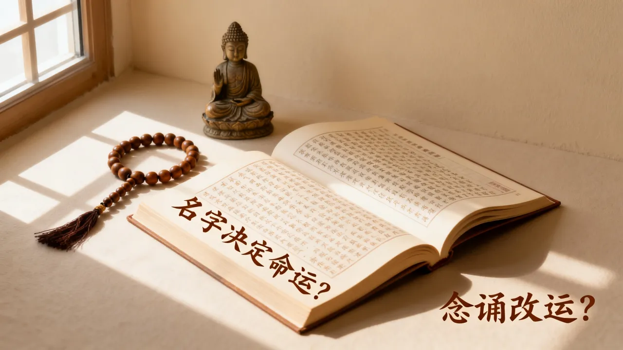 佛经里名字真的决定命运吗，念诵佛经能改名字改运吗
