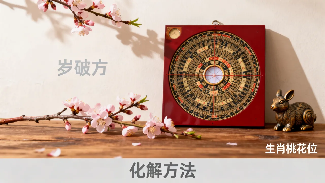 生肖桃花位在岁破方怎么办，生肖桃花位在岁破方如何化解？