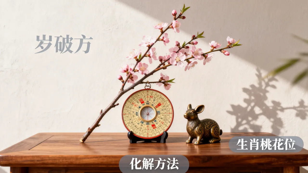 生肖桃花位在岁破方怎么办，生肖桃花位在岁破方如何化解？