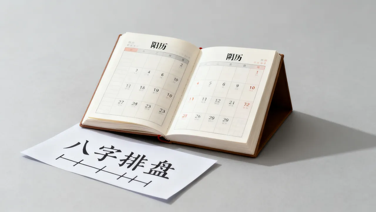 生日算命用阳历还是阴历，八字排盘按哪个准确？