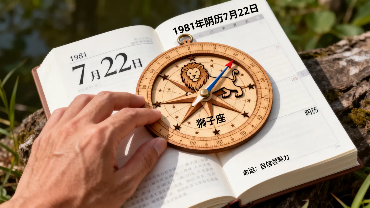 1981年阴历7月22日是什么星座，阴历722出生的人命运如何？