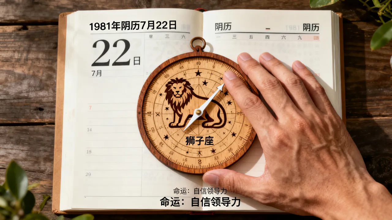 1981年阴历7月22日是什么星座，阴历722出生的人命运如何？