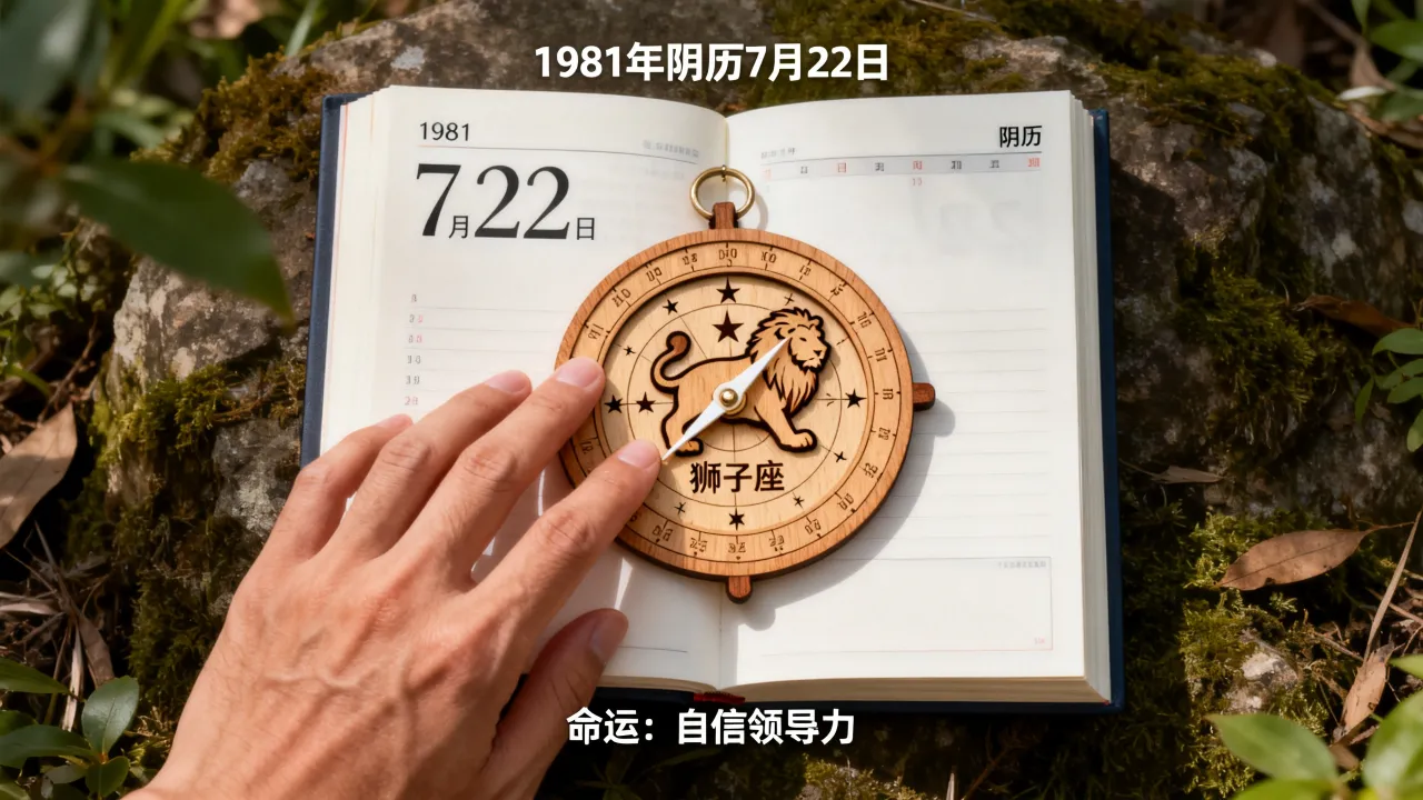 1981年阴历7月22日是什么星座，阴历722出生的人命运如何？