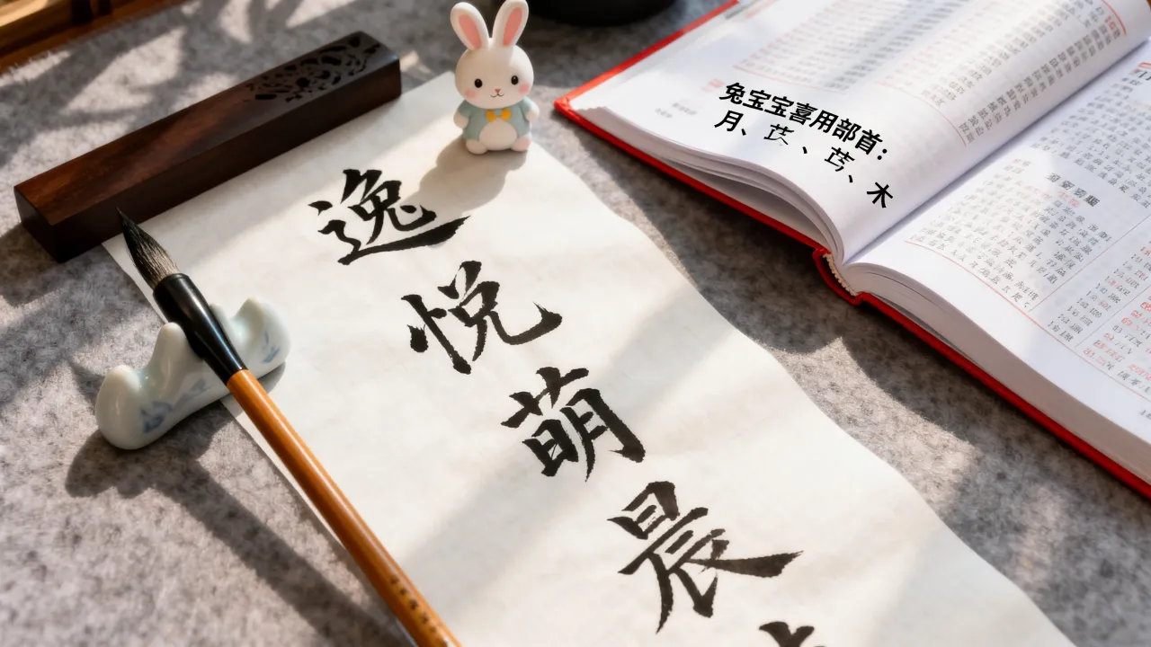 兔宝宝喜用什么字起名，起名用字有什么讲究和吉利好字？