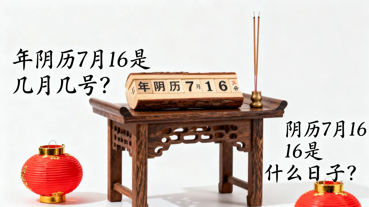 年阴历7月16是几月几号?阴历7月16是什么日子? 年阴历7月16是几月几号?阴历7月16是什么日子?