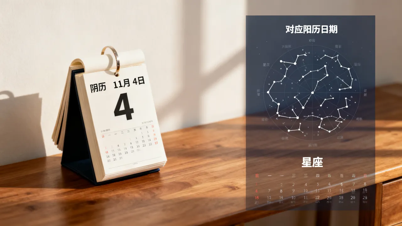 阴历11月4号是什么星座,阴历11月4号是阳历多少? 阴历11月4号是什么星座,阴历11月4号是阳历多少?