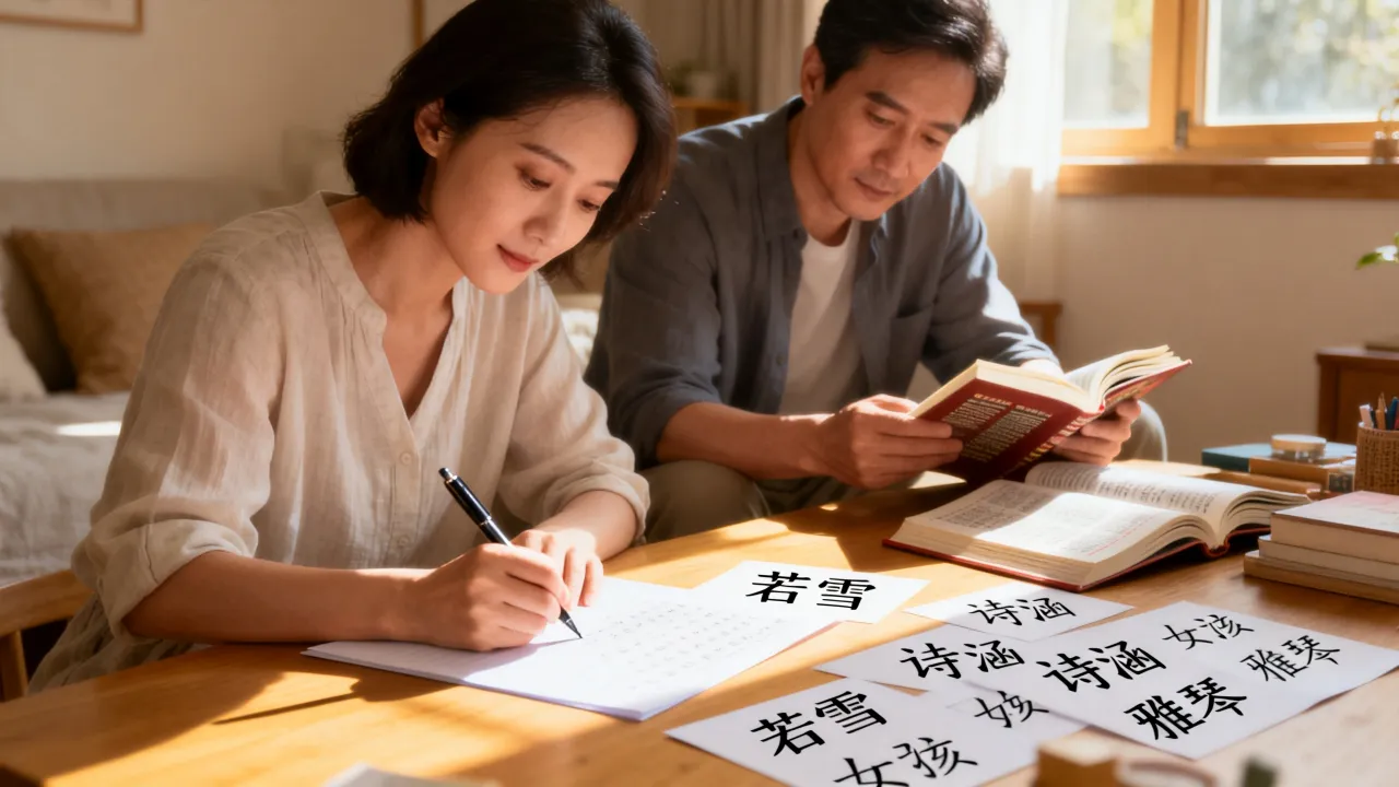 宝宝怎么起名女孩，怎么给女孩起一个好听又有内涵的名字