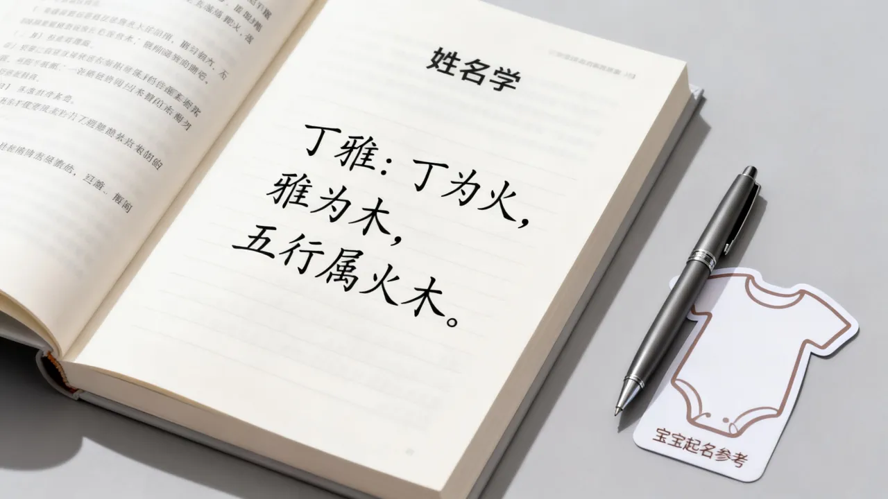宝宝起名丁雅什么意思，丁雅名字五行属什么？