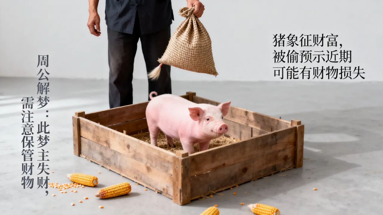 梦到猪被偷了是什么意思,周公解梦预示着什么 梦到猪被偷了是什么意思,周公解梦预示着什么