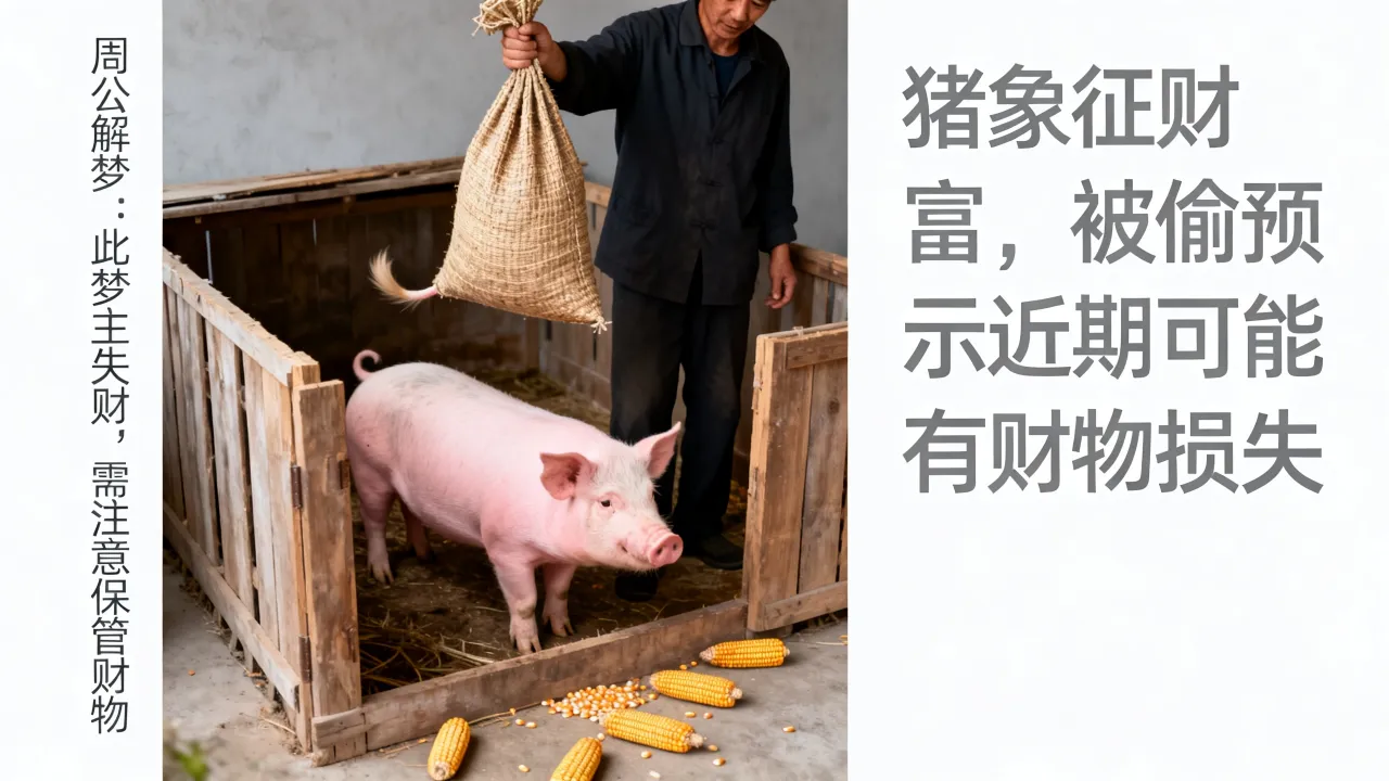 梦到猪被偷了是什么意思,周公解梦预示着什么 梦到猪被偷了是什么意思,周公解梦预示着什么
