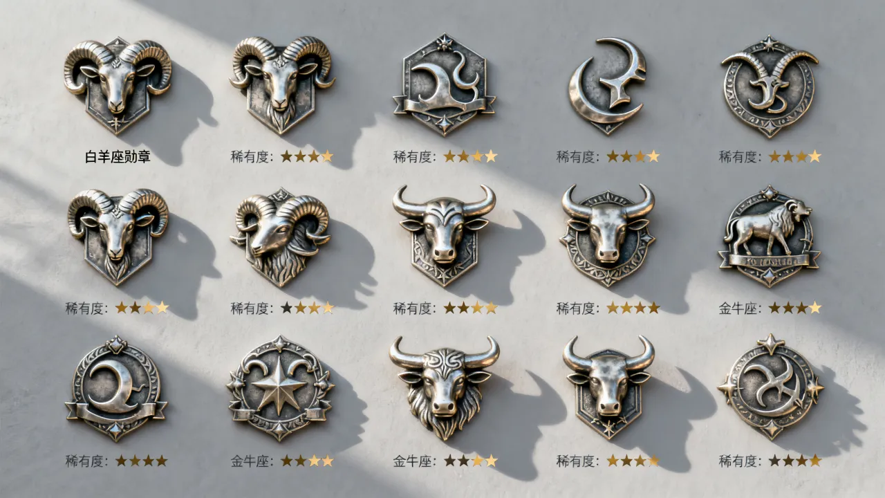 十二星座勋章怎么获得,哪个星座的勋章最稀有? 十二星座勋章怎么获得,哪个星座的勋章最稀有?