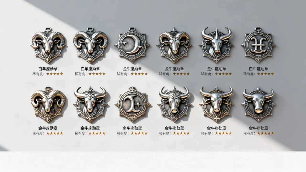 十二星座勋章怎么获得,哪个星座的勋章最稀有? 十二星座勋章怎么获得,哪个星座的勋章最稀有?