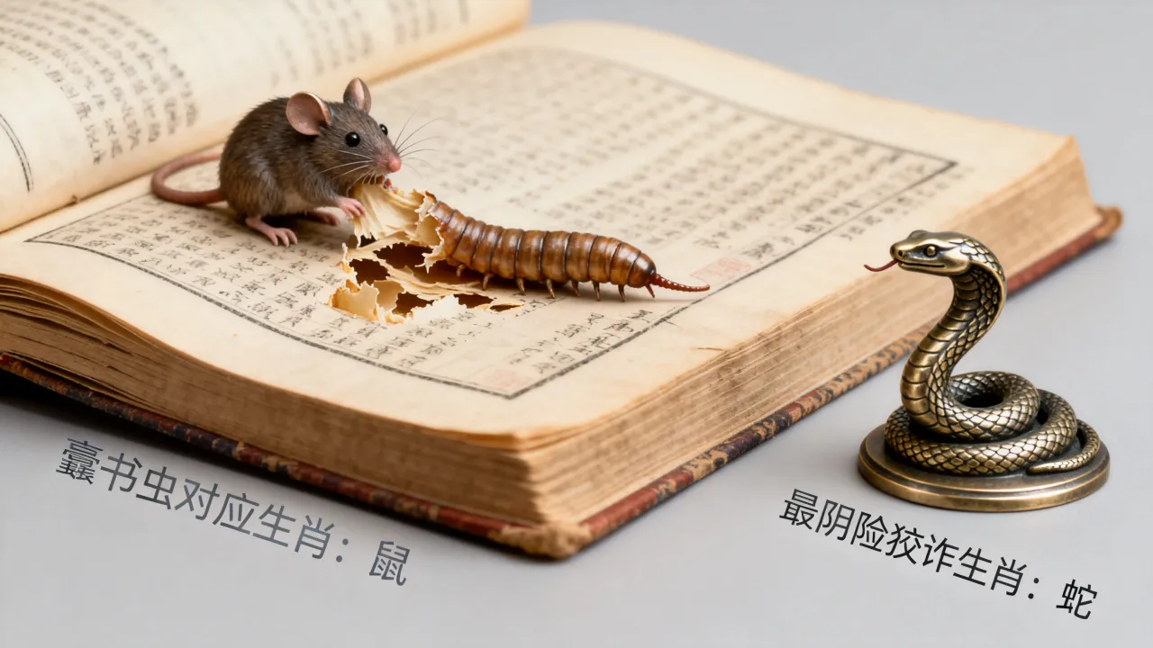 蠹书虫是什么生肖年,最阴险狡诈是哪个生肖? 蠹书虫是什么生肖年,最阴险狡诈是哪个生肖?