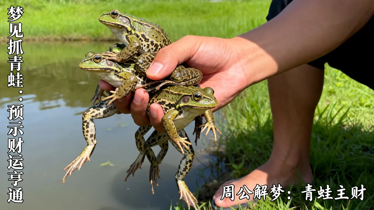 梦到自己抓到很多青蛙是不是好的征兆，周公解梦有何预兆？