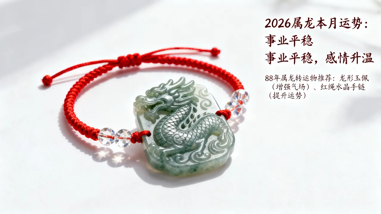 2026属龙本月运势如何,88年属龙适合戴什么转运物? 2026属龙本月运势如何,88年属龙适合戴什么转运物?