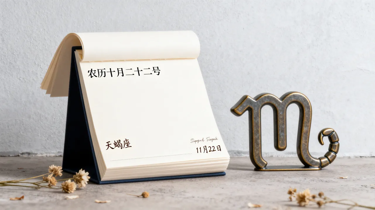农历十月二十二号是什么星座 农历十月二十二号是什么星座