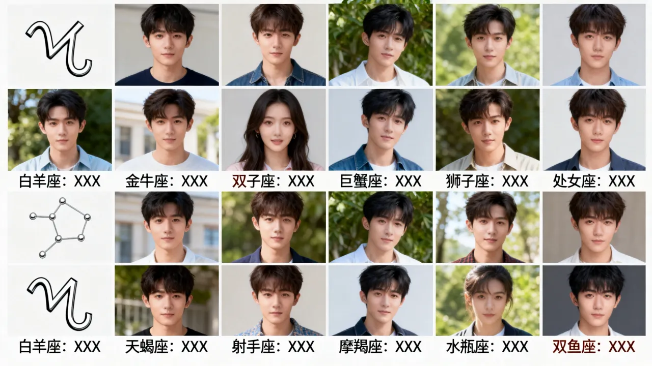 十二星座所代表的明星有哪些，十二星座明星代表人物都是谁？