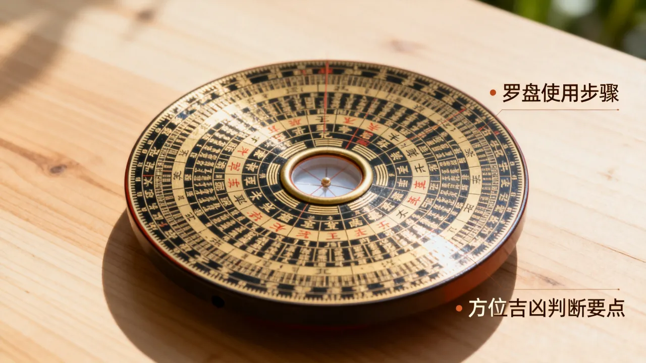 怎么用罗盘看吉凶视频，罗盘看方位吉凶怎么定