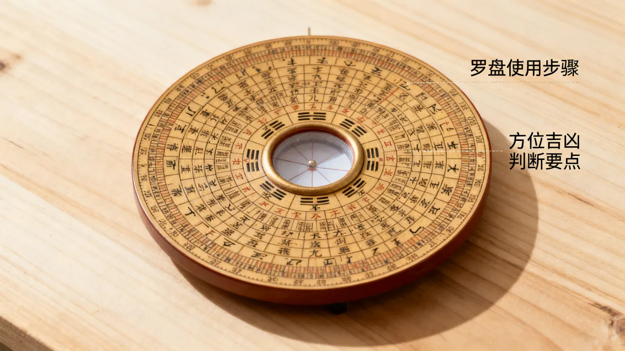 怎么用罗盘看吉凶视频，罗盘看方位吉凶怎么定