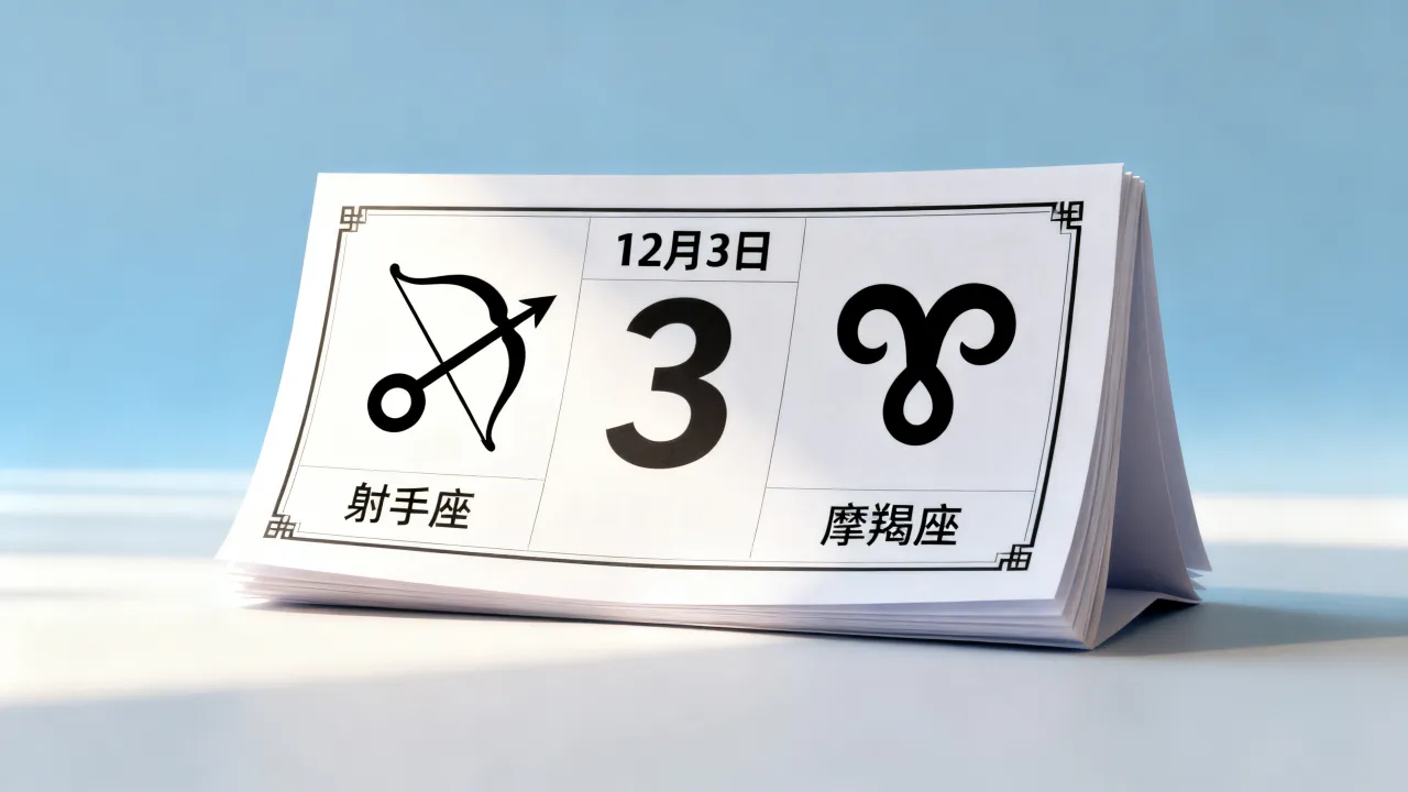 十二月三号是什么星座，射手座还是摩羯座？