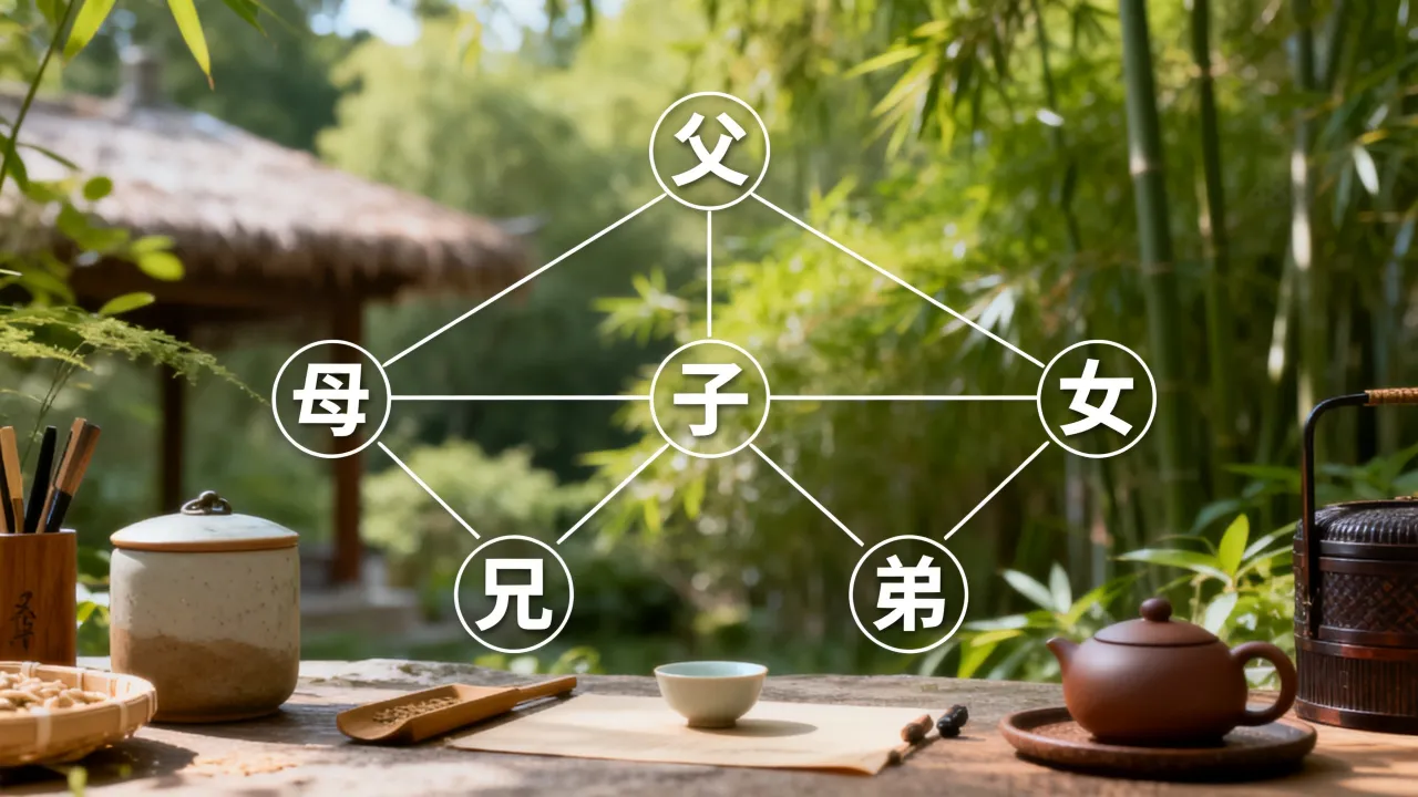 六亲怎么判断吉凶图，六亲关系吉凶断法图解大全
