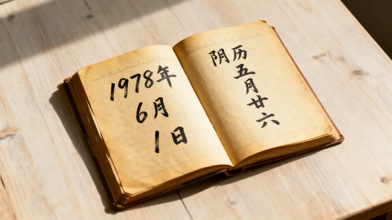 1978年6月1日阴历是几月几号,农历查询换算 1978年6月1日阴历是几月几号,农历查询换算