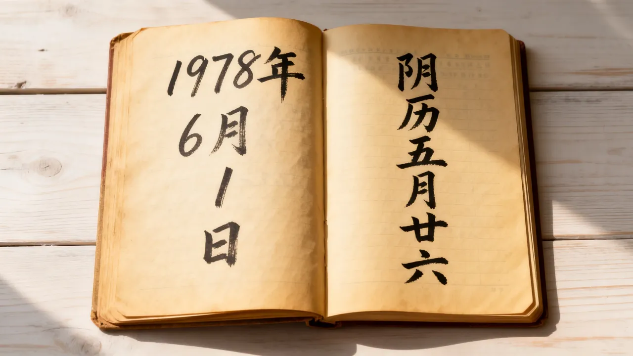 1978年6月1日阴历是几月几号,农历查询换算 1978年6月1日阴历是几月几号,农历查询换算