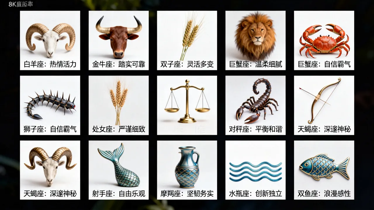 十二星座代表什么,各星座代表的含义是什么 十二星座代表什么,各星座代表的含义是什么