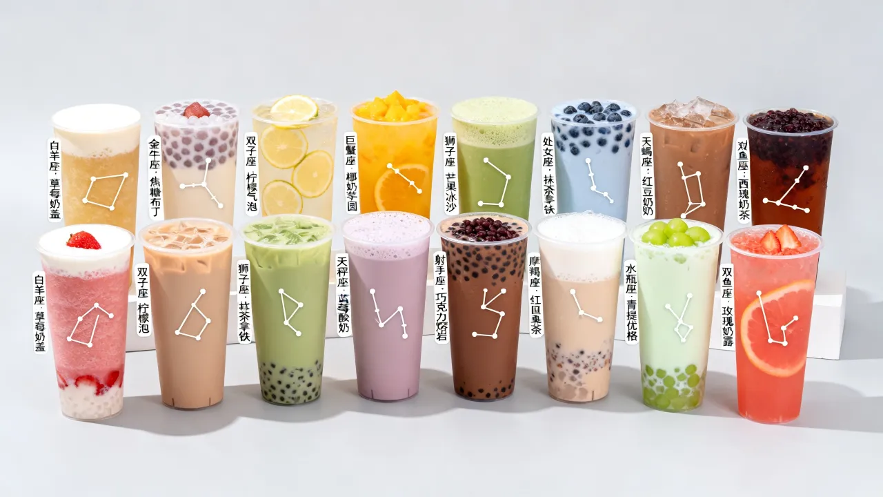 十二星座奶茶直播怎么玩，什么星座搭配最好？